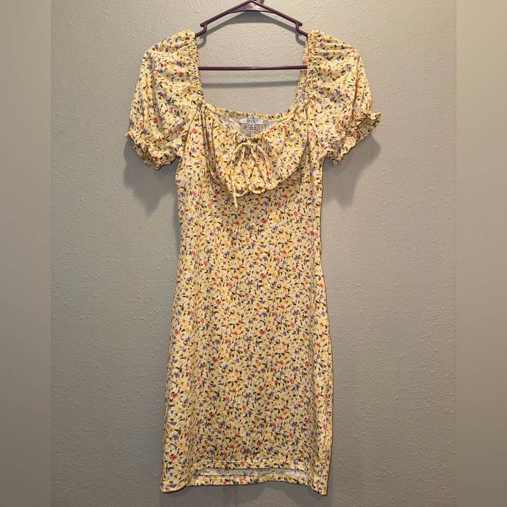 Floral Puff Dress